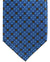 Stefano Ricci Silk Tie Dark Blue Brown Gingham