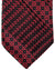 Stefano Ricci Tie Black Purple Red Geometric - Pleated Silk