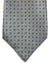 Stefano Ricci Silk Tie Taupe Blue Mini Geometric