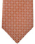 Stefano Ricci Silk Tie Peach Orange Medallions