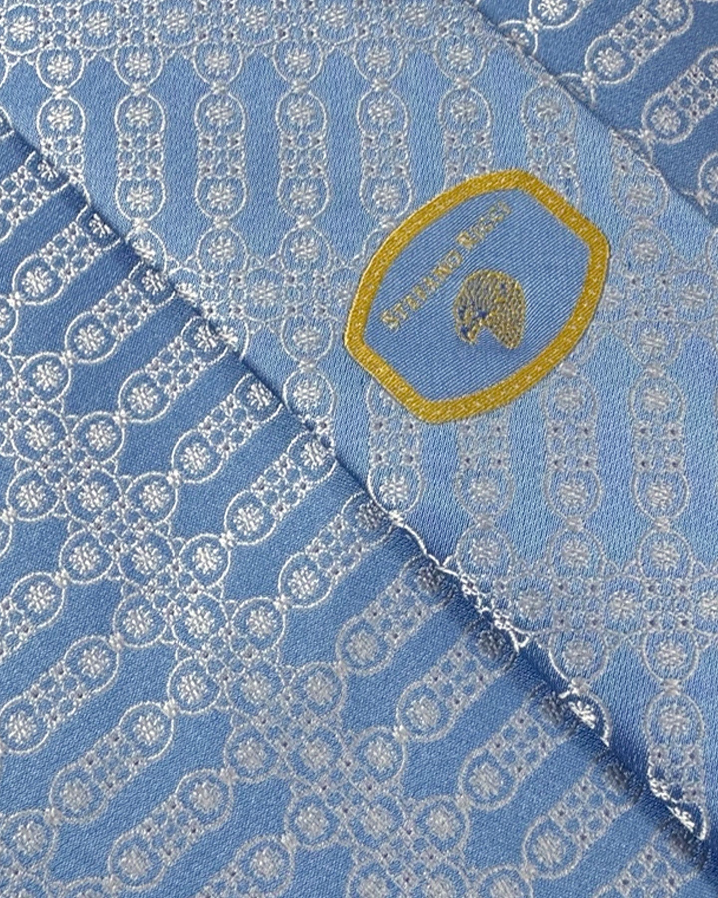 Stefano Ricci Silk Tie Blue Mini Floral