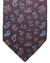 Stefano Ricci Silk Tie Brown Paisley