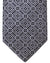 Stefano Ricci Silk Tie Black Silver Medallions