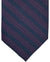 Stefano Ricci Silk Tie Midnight Blue Purple Stripes Design