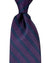 Stefano Ricci Silk Tie Midnight Blue Purple Stripes Design