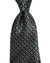 Stefano Ricci Tie Black Brown Gray Floral Stripes Design