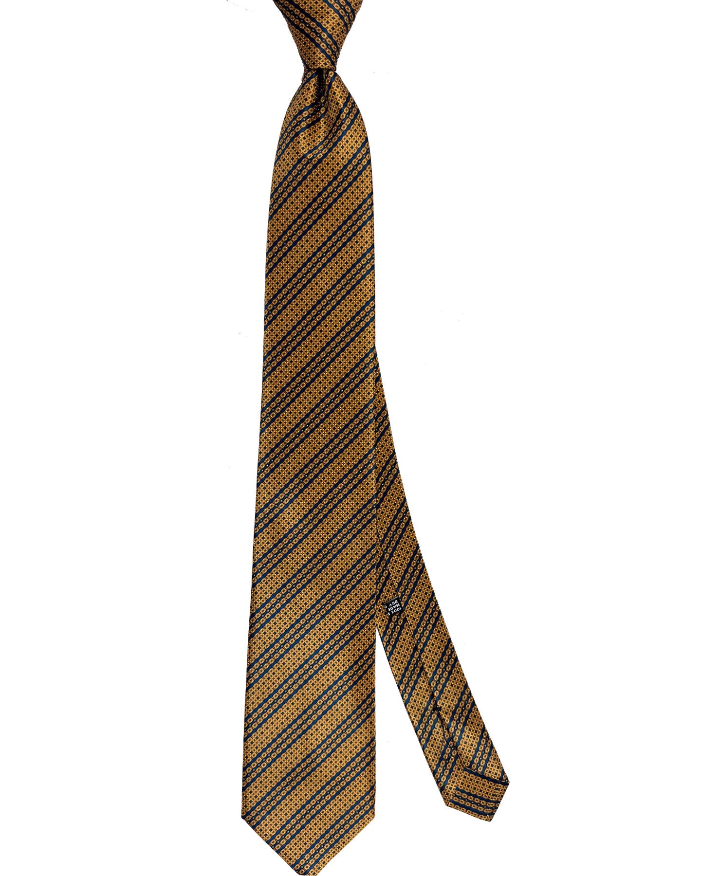 Stefano Ricci Silk Tie Orange Brown Design