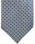 Stefano Ricci Silk Tie White Gray Blue Geometric