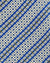 Stefano Ricci Tie White-Silver Blue Patterned Stripes Design