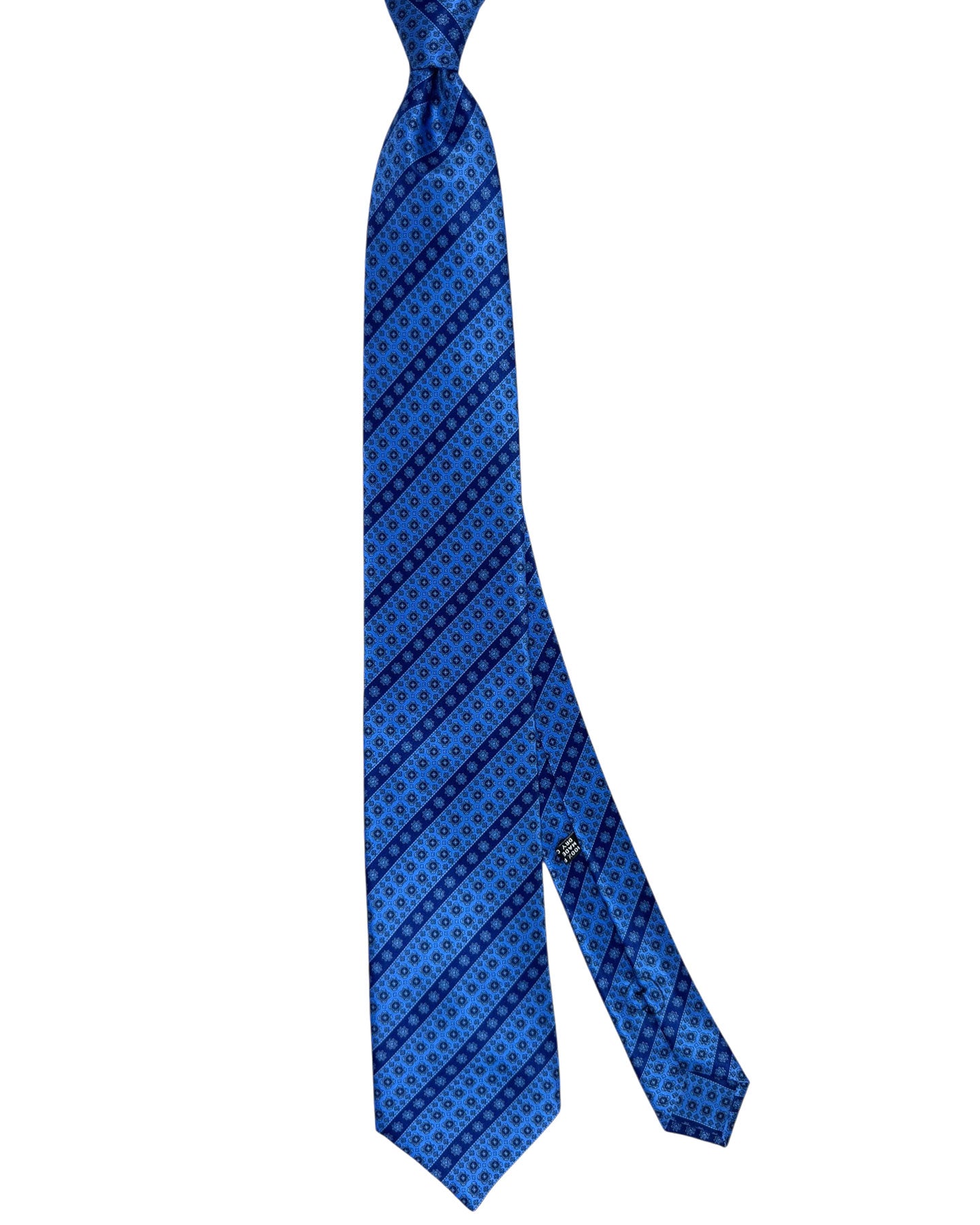 Stefano Ricci Tie Blue Patterned Striped Design