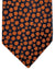 Stefano Ricci Silk Tie Rust Brown Flowers