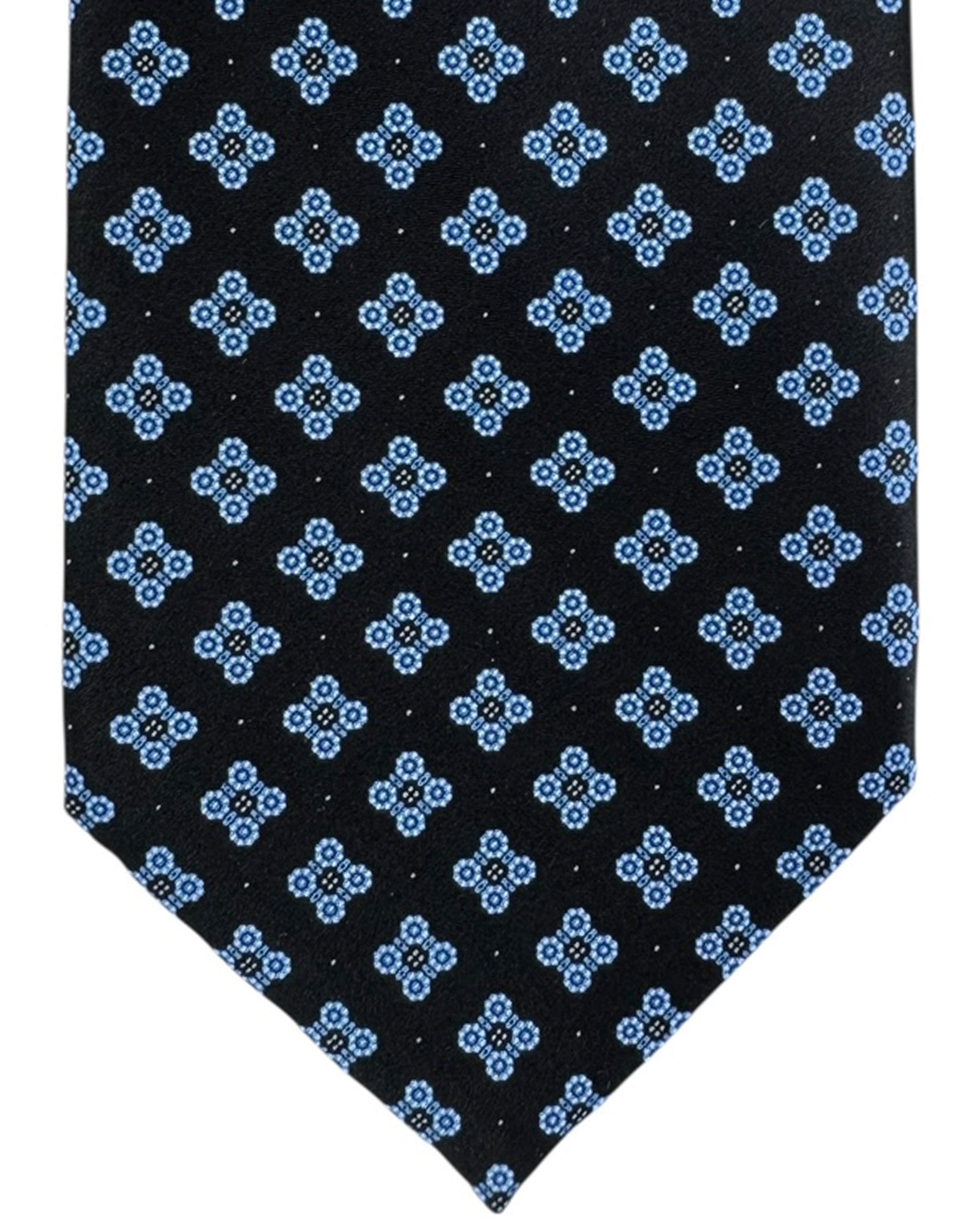 Stefano Ricci Silk Tie Dark Blue Design