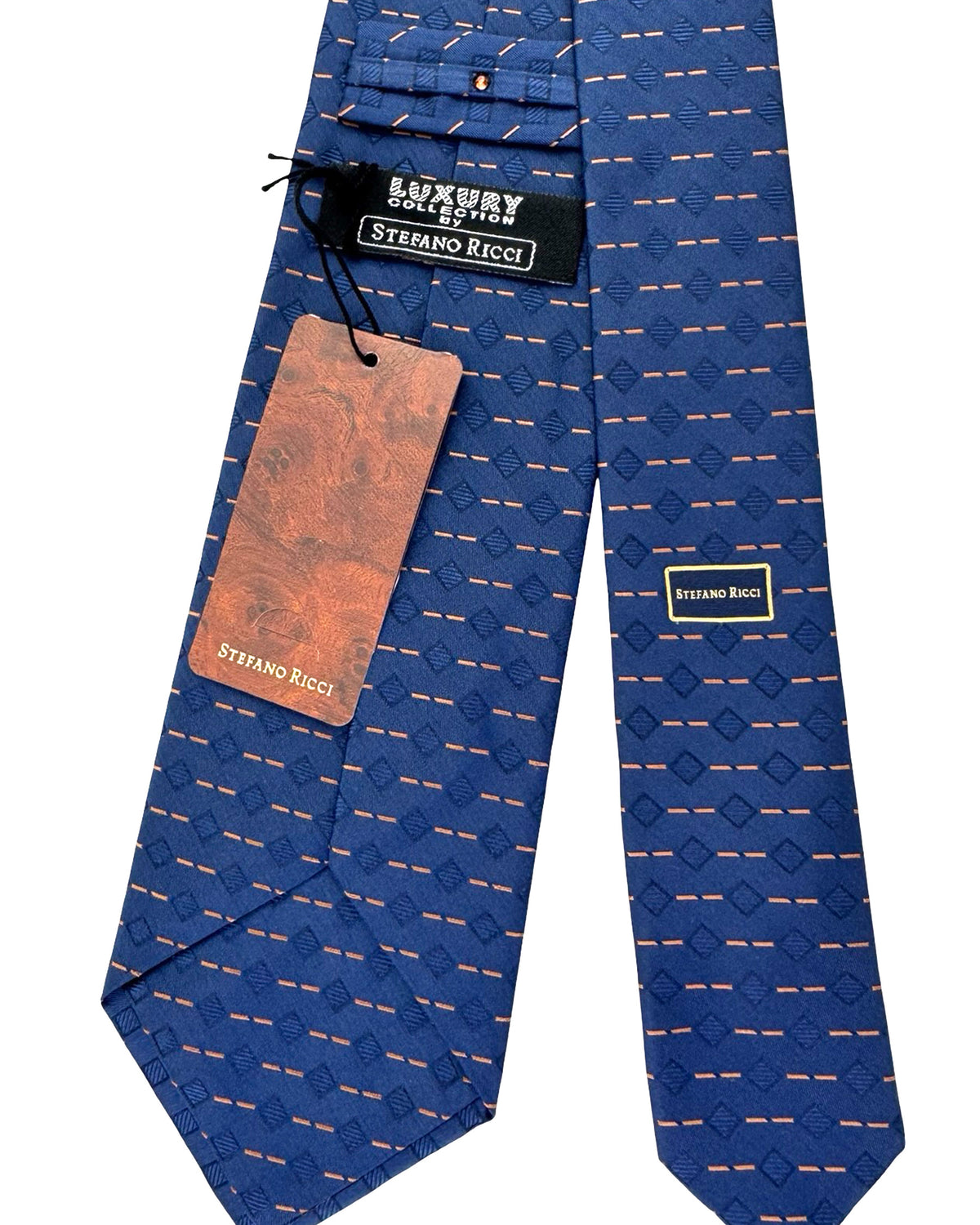 Stefano Ricci Tie Midnight Blue 