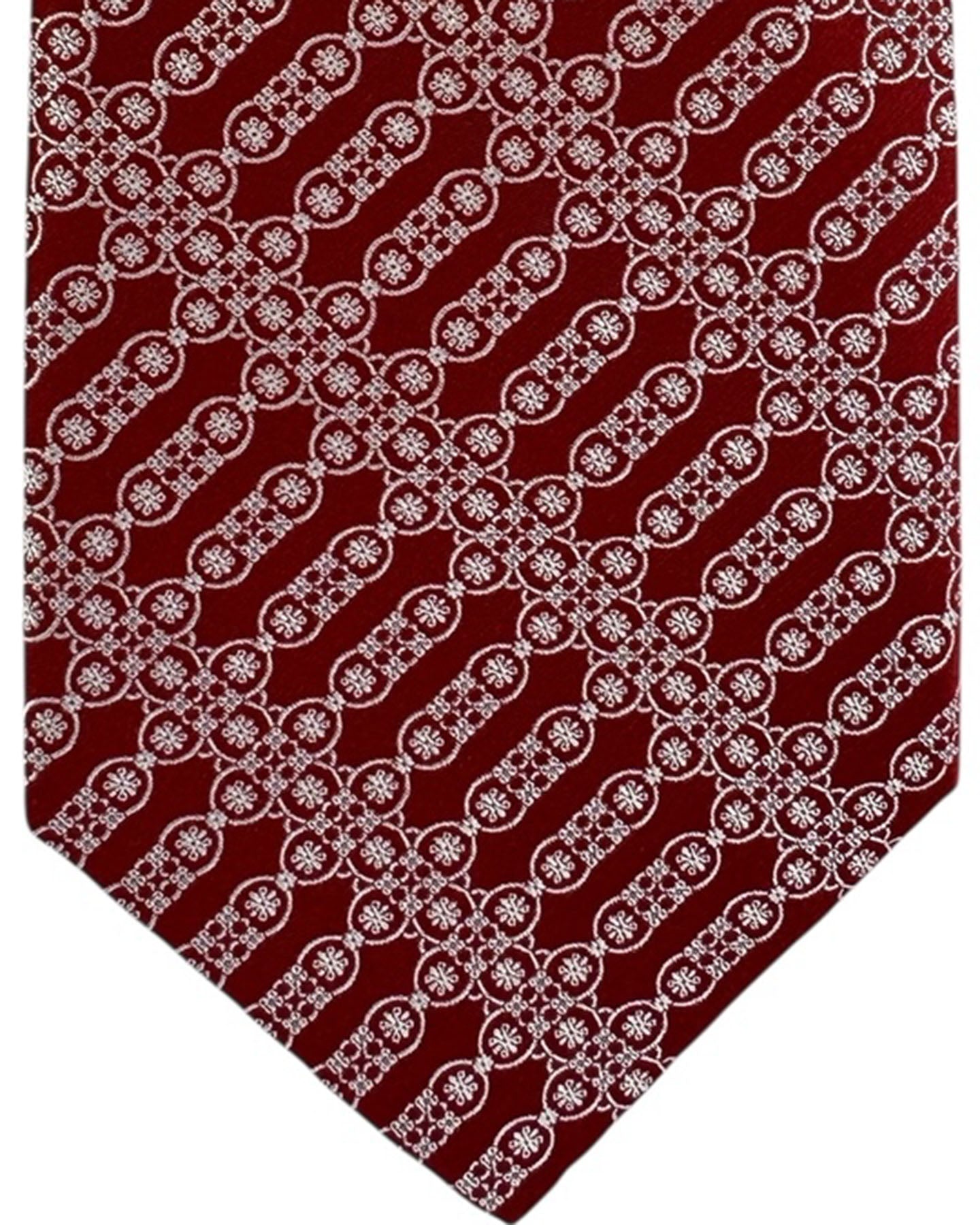 Stefano Ricci Silk Tie Burgundy Design SPECIAL ORDER