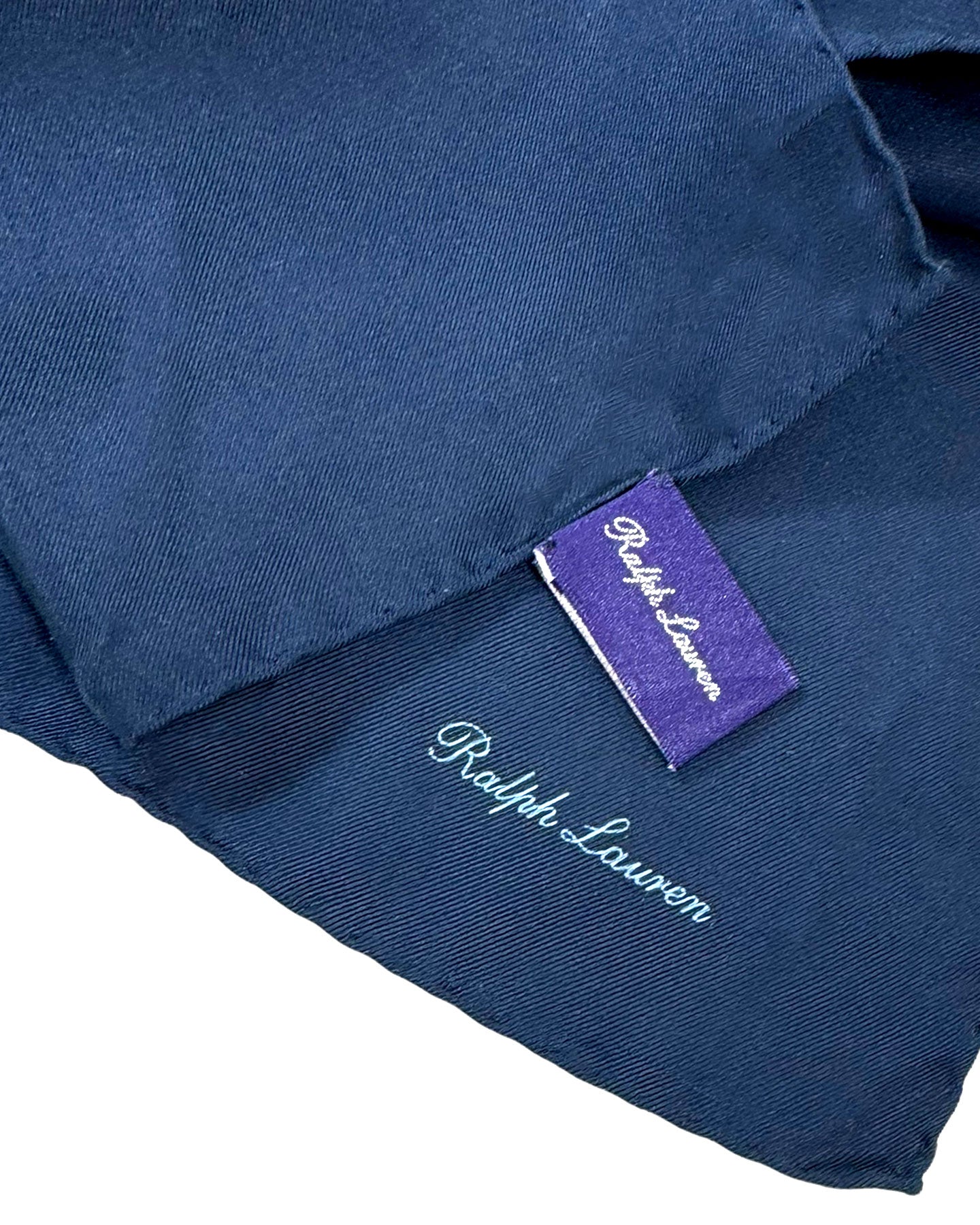 Ralph Lauren Purple Label Silk Pocket Squares Dark Blue