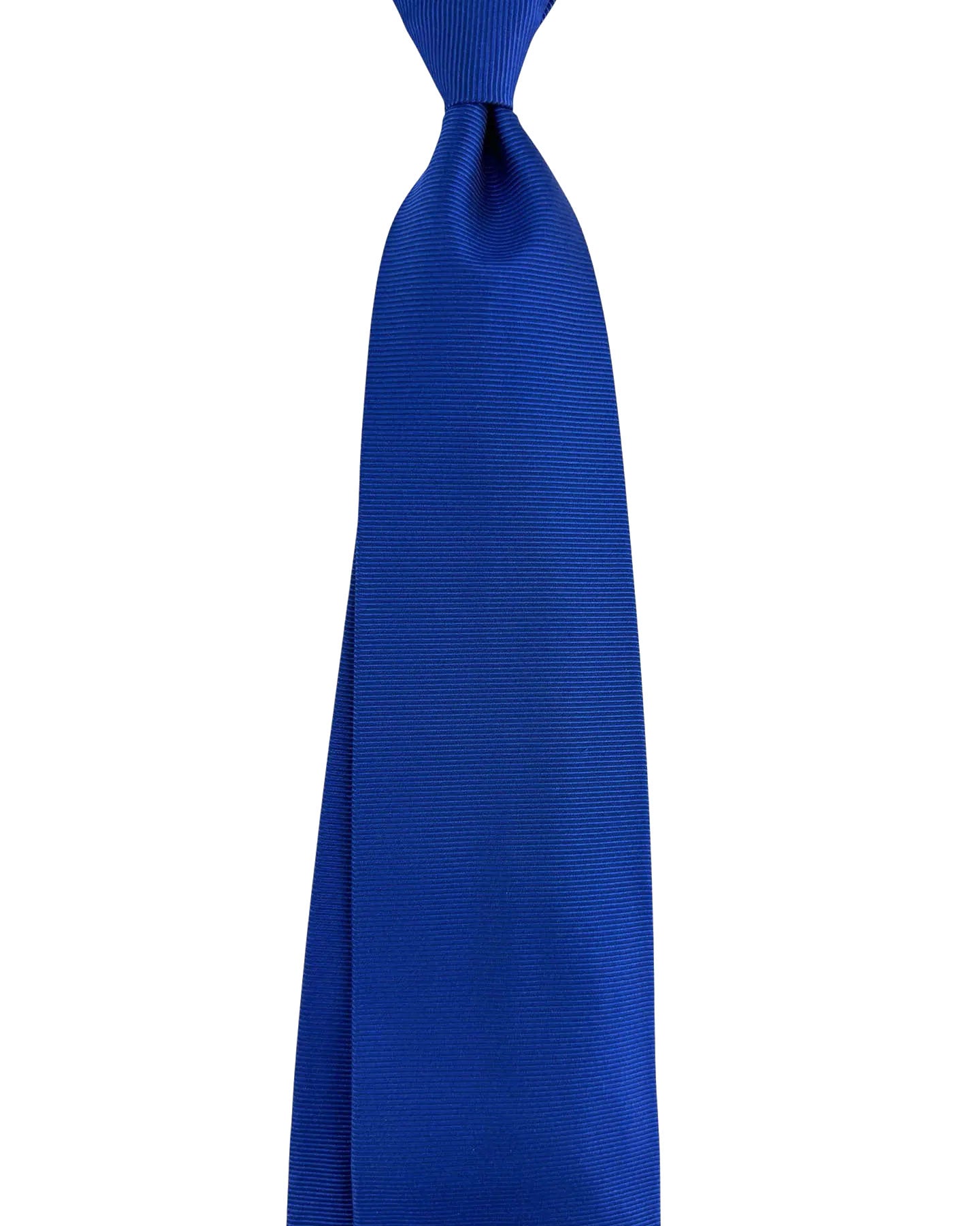 Brioni Silk Tie Royal Blue Grosgrain