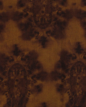 Sartorio Scarf Brown Paisley - Luxury Wool Silk Shawl