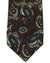 Sartorio Sevenfold Tie Brown Paisley - Narrow Cut