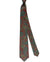 Sartorio Sevenfold Tie Maroon Turquoise Green Paisley Design