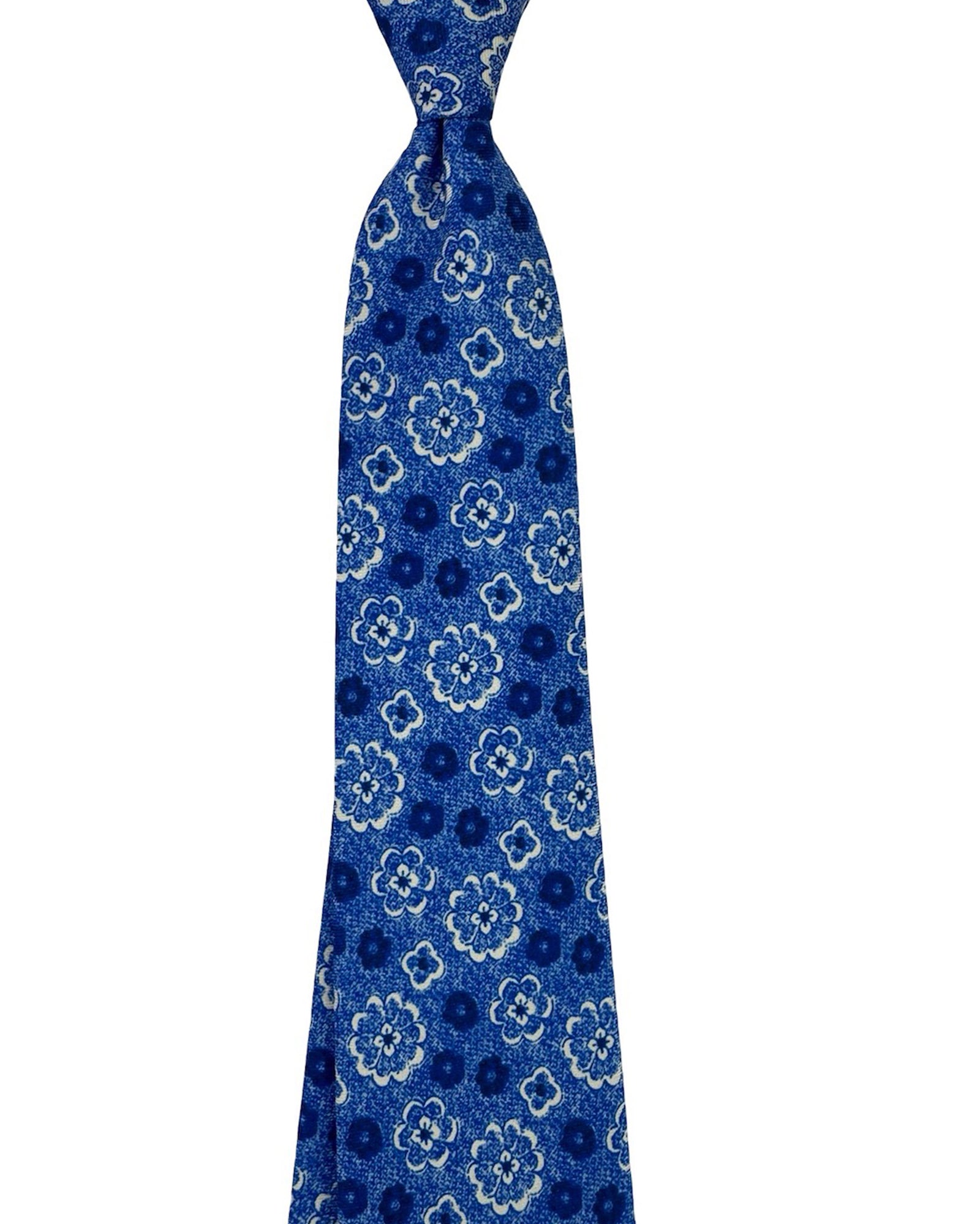 Sartorio Napoli Tie Blue Floral