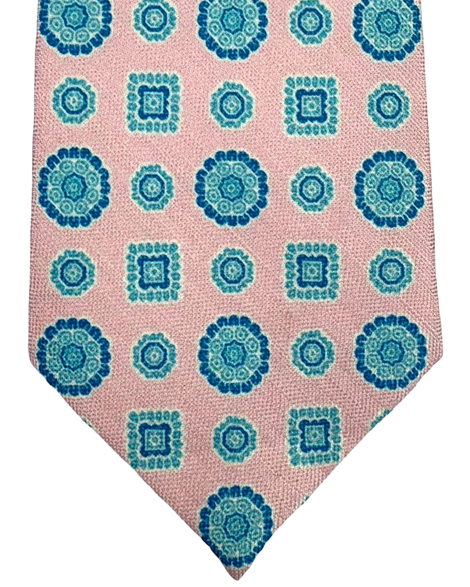 Sartorio Silk Tie Light Pink Aqua 