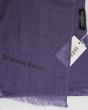 Stefano Ricci Scarf Purple - Luxury Cashmere Silk Shawl