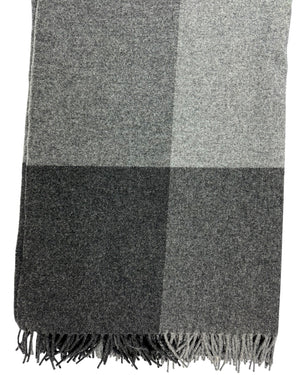 Tessitura Di Novara Throw Blanket Gray - Wool Silk Ermenegildo Zegna Fabrics