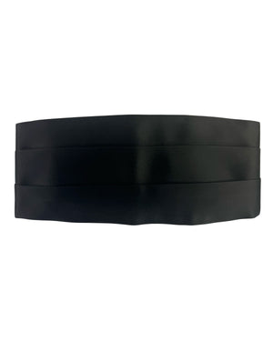 Tom Ford Satin Silk Black Cummerbund