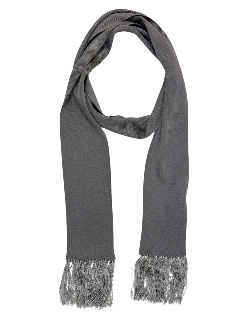 Tom Ford Scarf Charcoal Gray Fringe SALE - Tie Deals