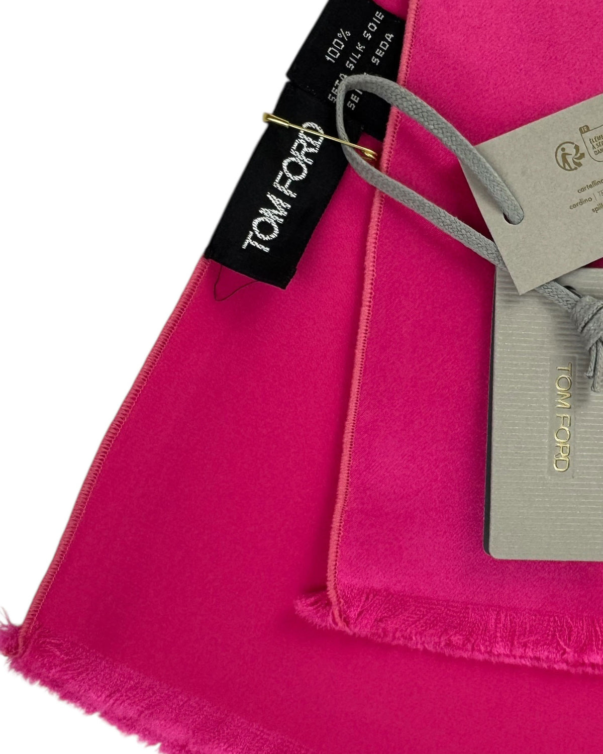 Tom Ford Silk Scarf Hot Pink SPECIAL ORDER