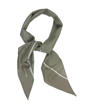 Tom Ford Scarf Taupe Dots - Slim Short Shawl