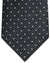 Tom Ford Tie Black Silver Dots  - Wide Necktie