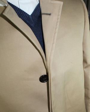 Thom Browne Trench Coat Beige Front