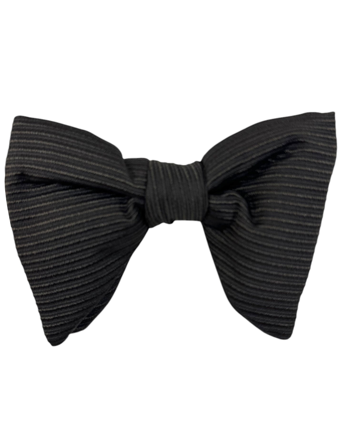 Tom Ford Bow Tie Black Brown Grosgrain Large Butterfly