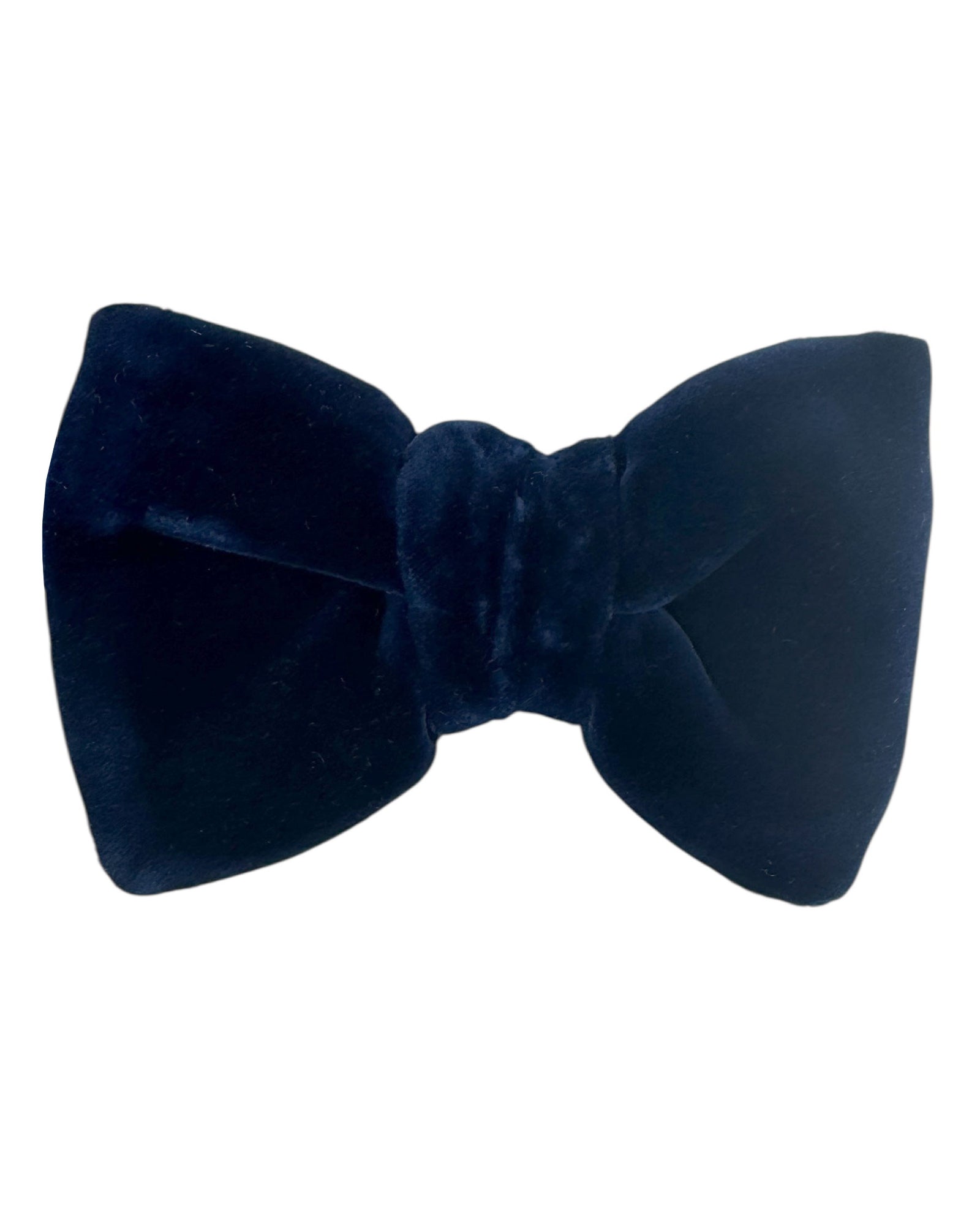 
Tom Ford Velvet Bow Tie Midnight Blue Butterfly - Hand Made In Italy
