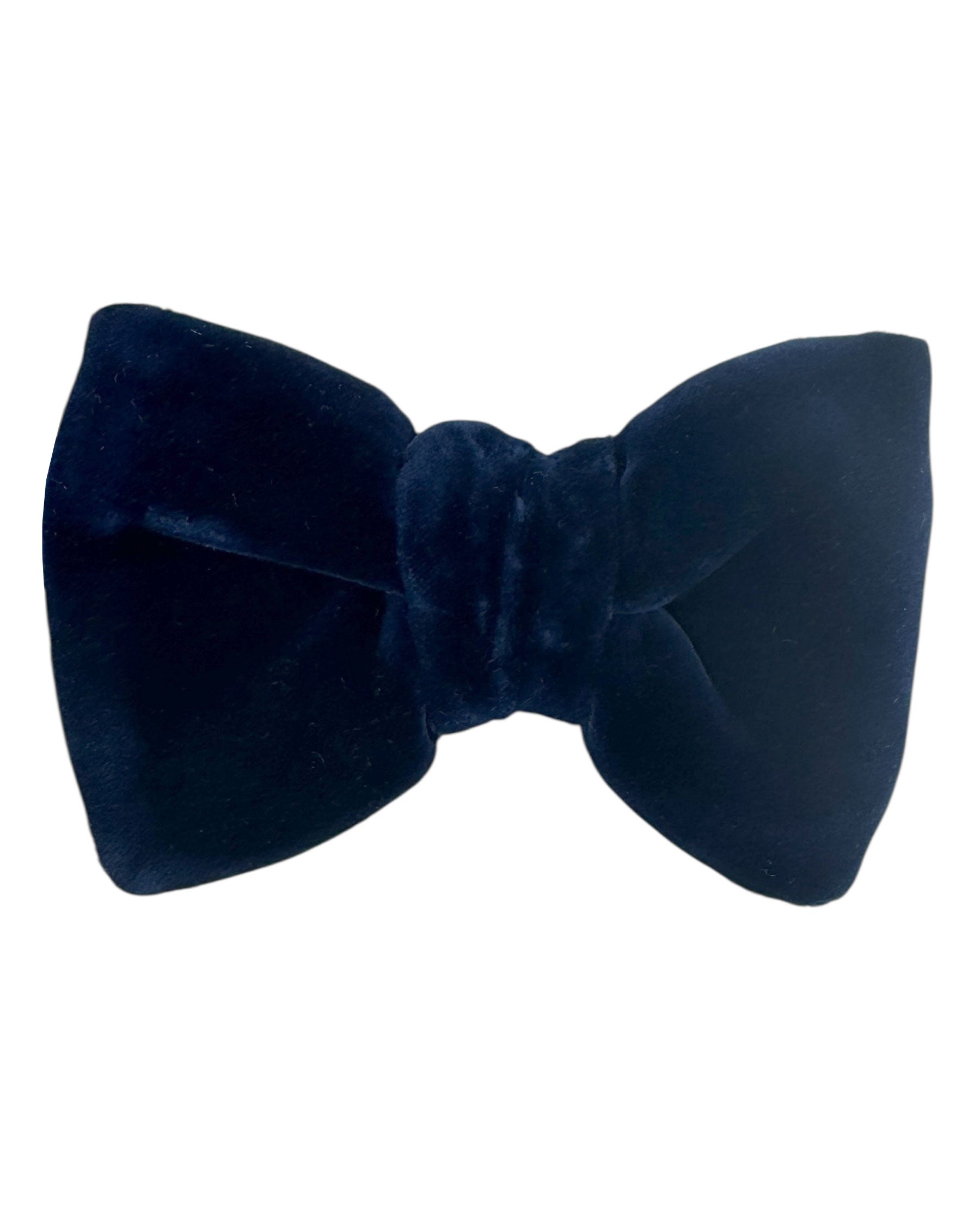 
Tom Ford Velvet Bow Tie Midnight Blue Butterfly - Hand Made In Italy
