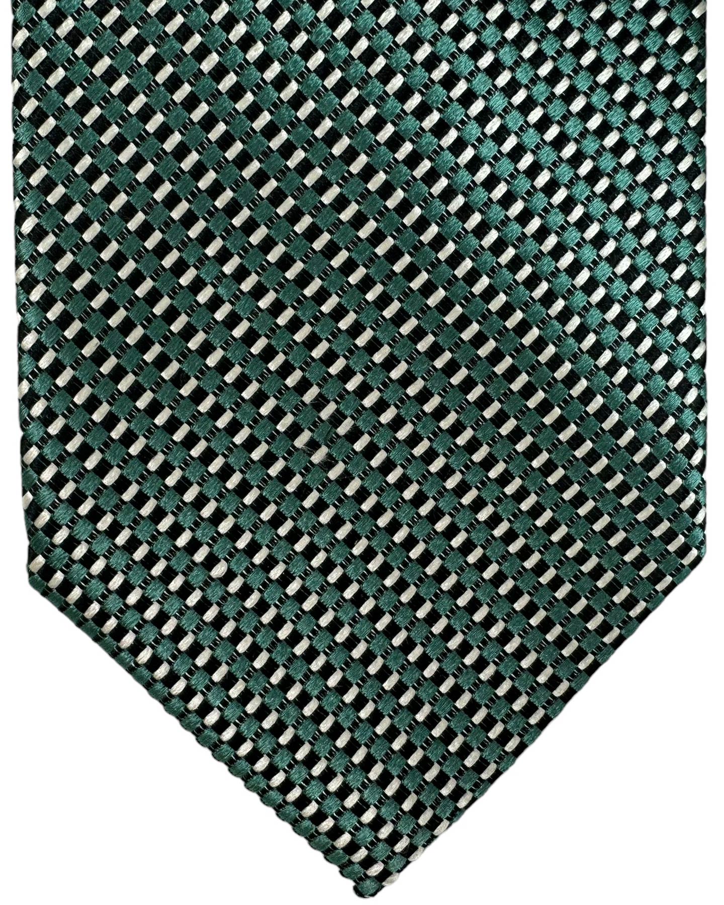 Tom Ford Tie Dark Green Stripes New