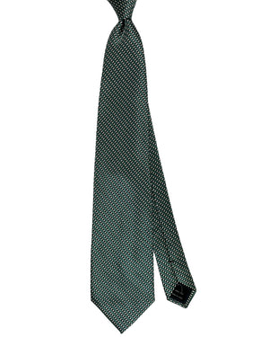 Tom Ford Tie Dark Green Stripes - Wide Necktie