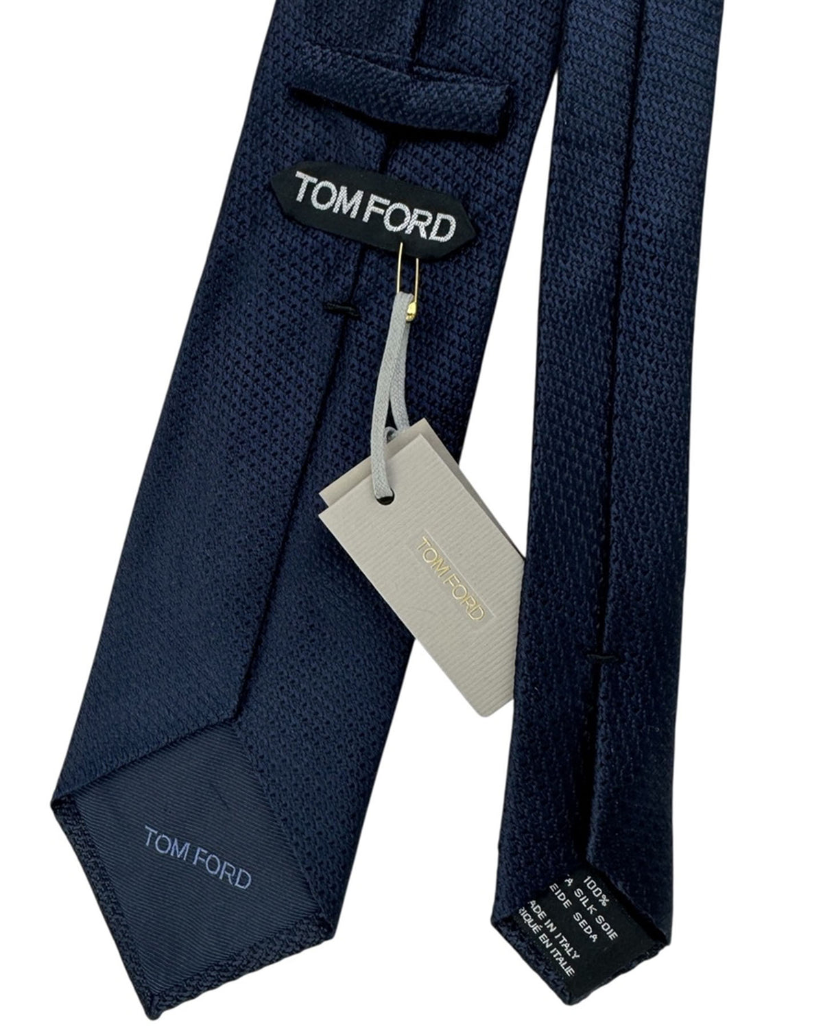 Tom Ford Silk Tie Dark Blue