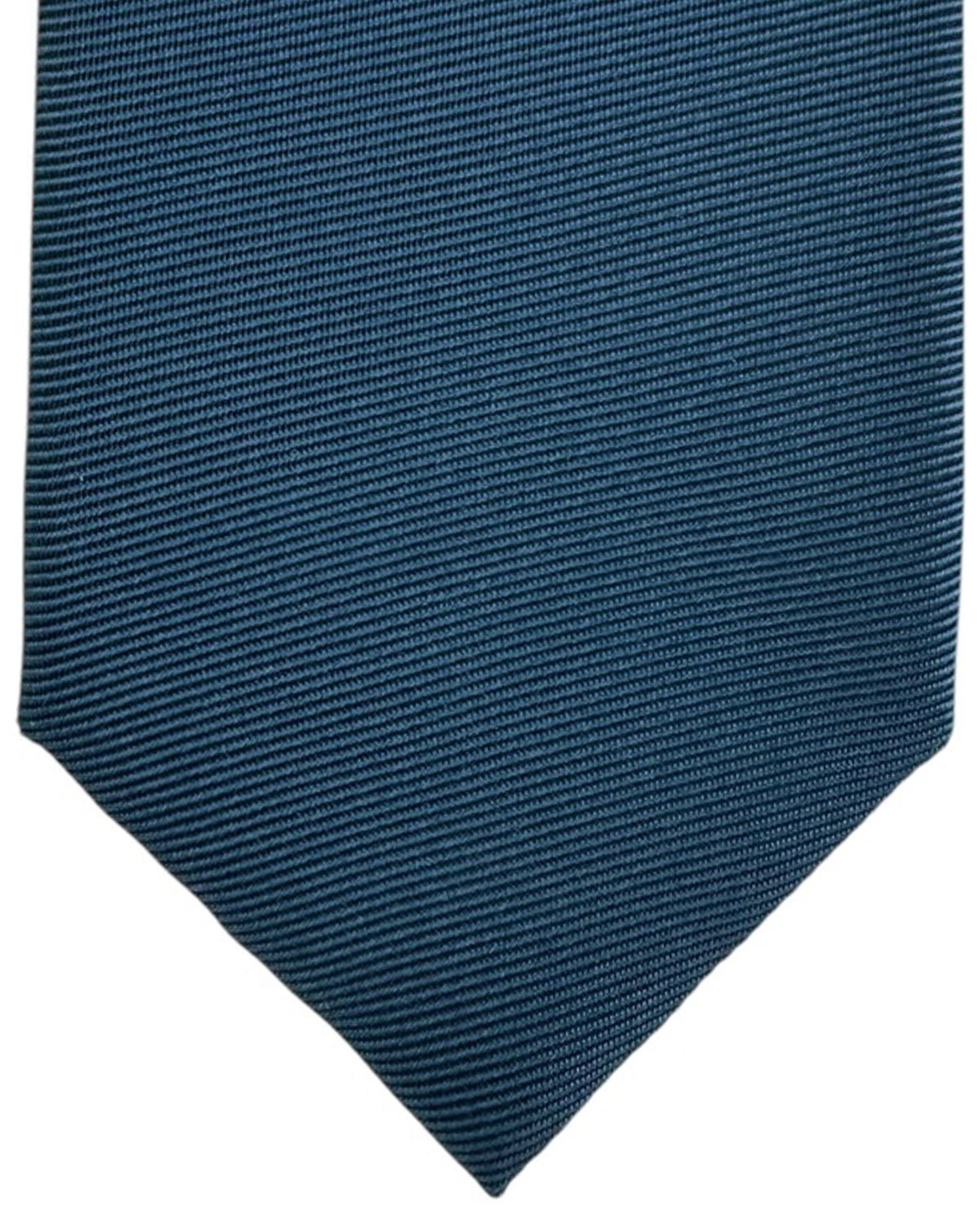 Tom Ford Silk Tie Teal Grosgrain Classic