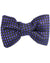 Tom Ford Silk Bow Tie Black Purple Dots