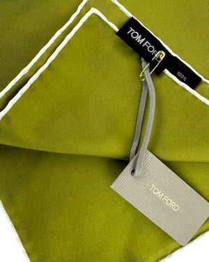 Tom Ford Pocket Square Olive