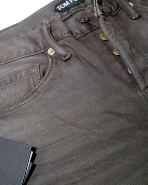 Tom Ford Low Rise Pants Taupe 31 Slim Fit