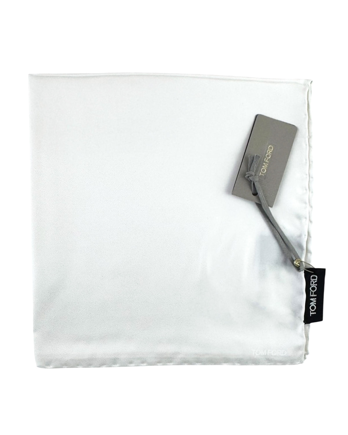 Tom Ford Pocket Square White Solid
