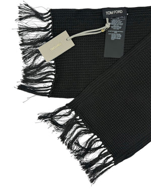 Tom Ford Scarf Black Fringe