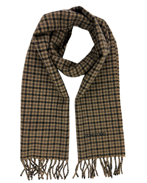 Tom Ford Scarf Brown Houndstooth 