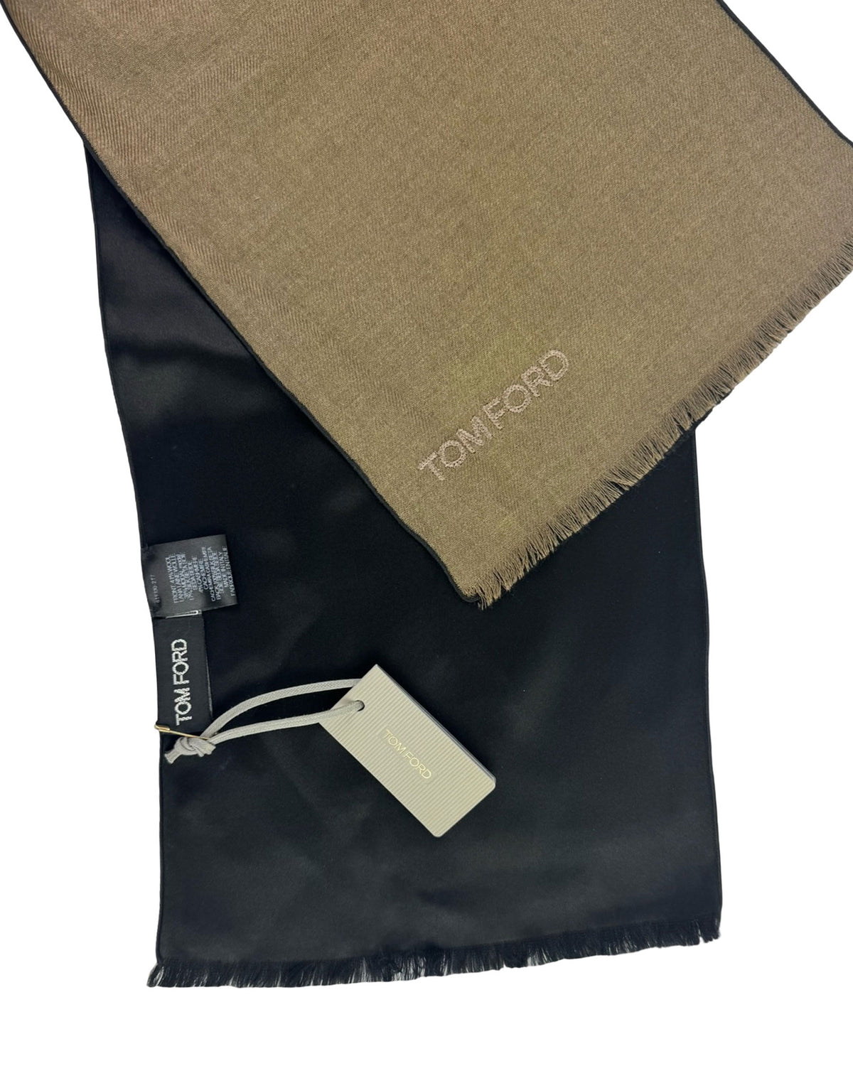 Tom Ford Scarf Taupe Black
