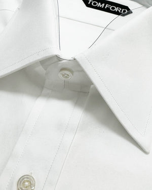 Tom Ford Shirt White French Cuffs 41 - 16