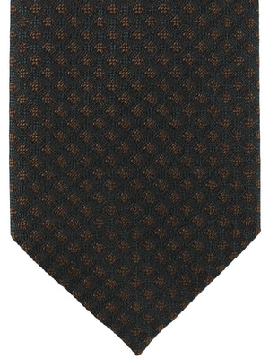 Tom Ford Tie Black Brown Geometric
