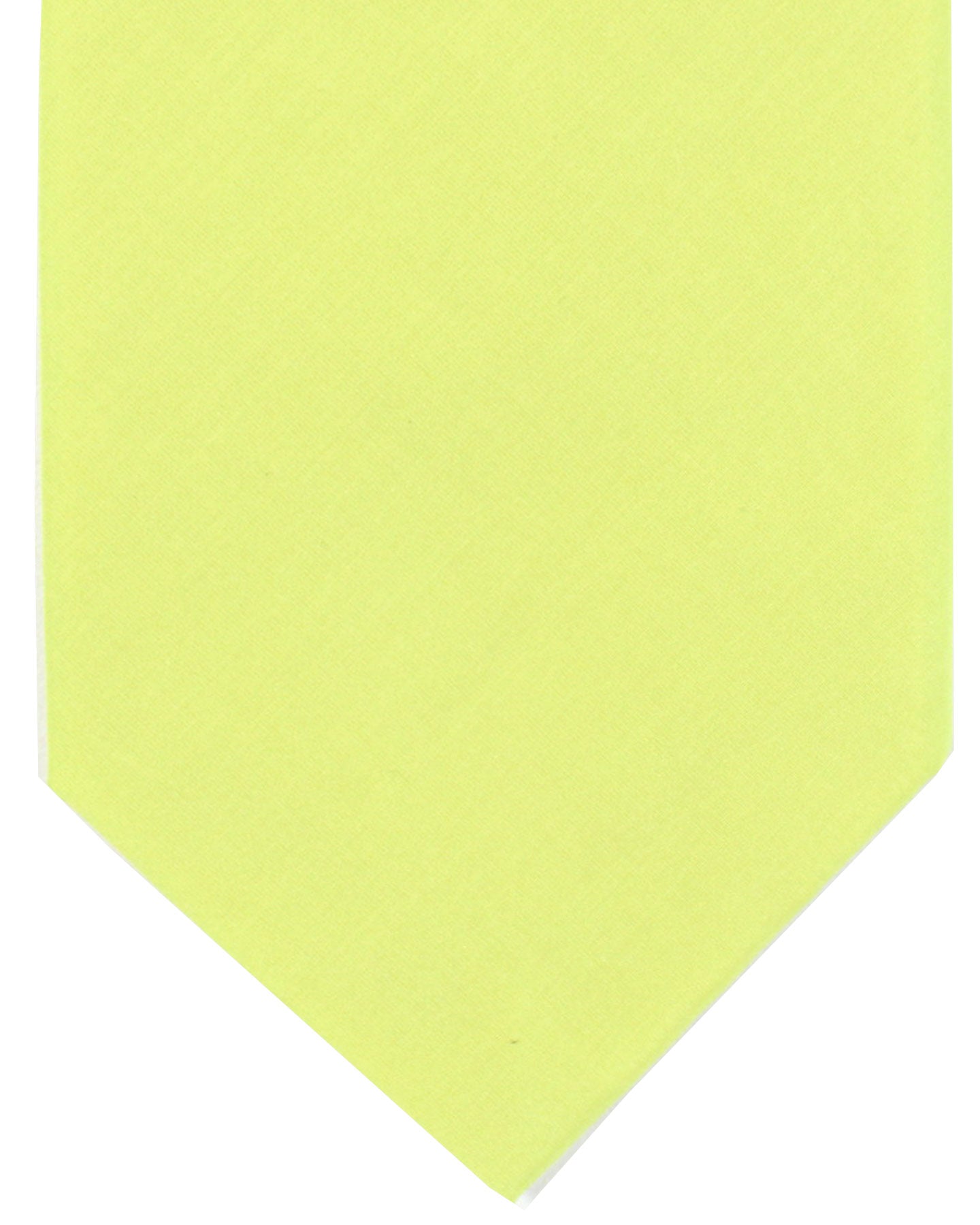 Tom Ford Cotton Silk Tie Lime Solid
